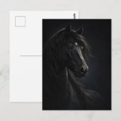 Midnight Sky | Horse Art | Postcard ポストカード (正面/裏面)