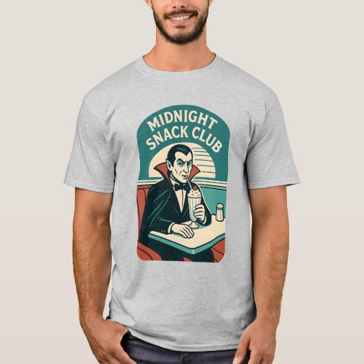 Midnight Snack Club Retro Vampire T-Shirt Tシャツ (正面)