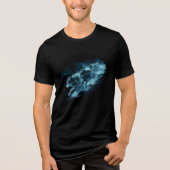 Midnight Star Wolves Running Print トライブレンドTシャツ (正面)