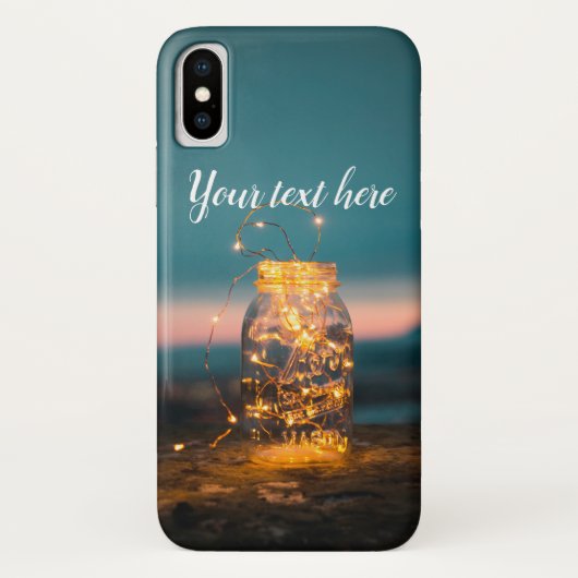 Midnight String Lights Jar Case-Mate iPhoneケース iPhone X ケース (裏面)