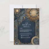 Midnight Sun Celestial Wedding 出欠カード (正面)