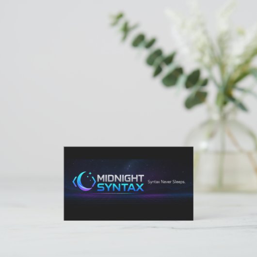 Midnight syntax 名刺 (スタンド正面)