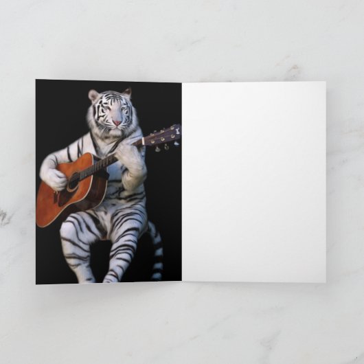 Midnight Tiger Melody – Elegant Card カード (内部)