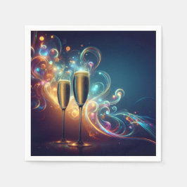Midnight Toast Paper Napkins スタンダードカクテルナプキン