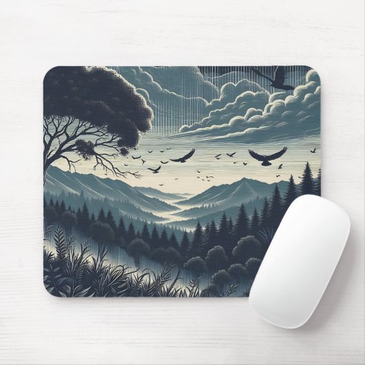 Midnight Valley Mousepad マウスパッド (マウス)