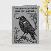 Midnight Watch The Ravens Perch カード (黄色い花)