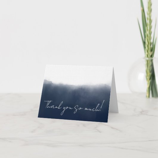 Midnight Watercolor サンキューカード (正面)