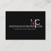 midnightcrowdの名刺 名刺 (裏面)