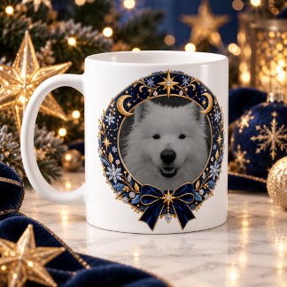 Midnights Stars ペットフォト 天体クリスマスマグ コーヒーマグカップ