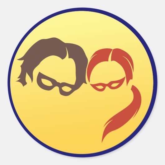 MidnightSQLヒーローのロゴ – シール (正面)