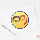 MidnightSQLヒーローのロゴ – シール (封筒)