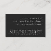 Midori Furze -名刺2 名刺 (裏面)