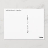 Midpoint Route 66標識-アドリアン、テキサス州 ポストカード (裏面)