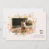 Midsummer | ロマンティックな秋の花の写真 セーブザデート (正面)