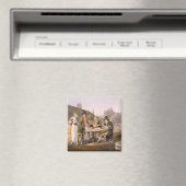 Midsummer Eve, 「ヨークシャーの衣装」彫刻から マグネット (インサイチュ (食洗機))