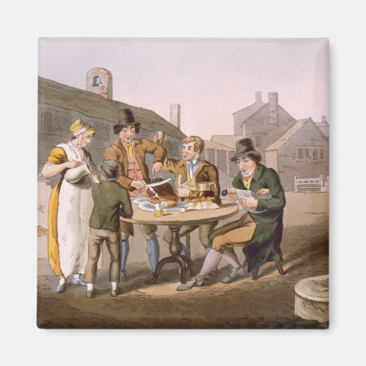 Midsummer Eve, 「ヨークシャーの衣装」彫刻から マグネット (正面)