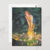 Midsummer Eve (1908)エドワード・ロバート・ヒューズ ポストカード (正面/裏面)