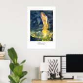 Midsummer Eve Art Print Fairies, Elves, Magic ポスター (ホームオフィス)
