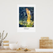 Midsummer Eve Art Print Fairies, Elves, Magic ポスター (キッチン)