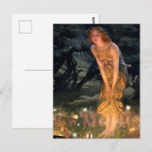 “Midsummer Eve” by Edward Robert Hughes ポストカード (正面/裏面)