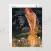 “Midsummer Eve” by Edward Robert Hughes ポストカード (正面/裏面)
