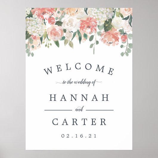 Midsummer Floral Wedding Welcome ポスター (正面)