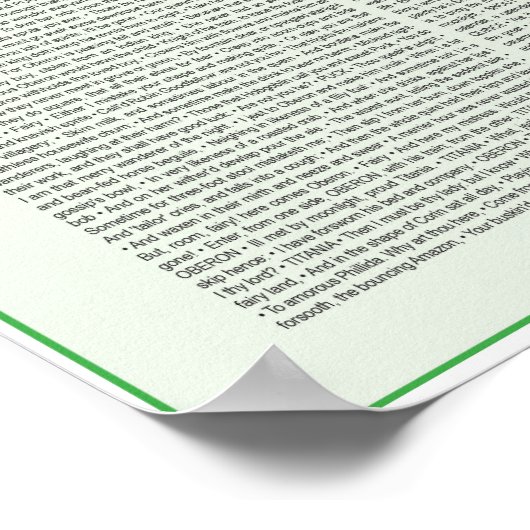 Midsummer Night's Dream - the Whole Play! ポスター (角)