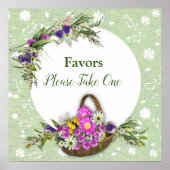 Midsummer Spring flowers ポスター (正面)