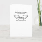 「Midtletoe Messenger」編集可能なクリスマス・カード シーズンカード (裏面)