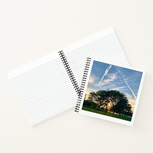 Midwest Sunset Tree Notebook ノートブック (内部)