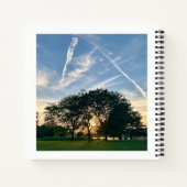 Midwest Sunset Tree Notebook ノートブック (裏面)