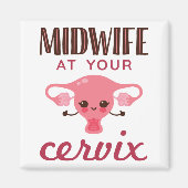 Midwife At Your Cerviz マグネット (正面)