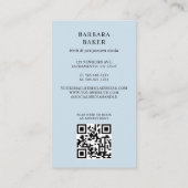 Midwife Birth Postpartum  Doula Photo Arch QR CODE 名刺 (裏面)