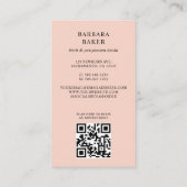 Midwife Birth Postpartum  Doula Photo Arch QR CODE 名刺 (裏面)