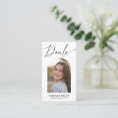 Midwife Birth Postpartum  Doula Photo QR CODE  名刺 (スタンド正面)