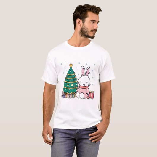 Miffy on Christmas Morning Tシャツ (正面フル)