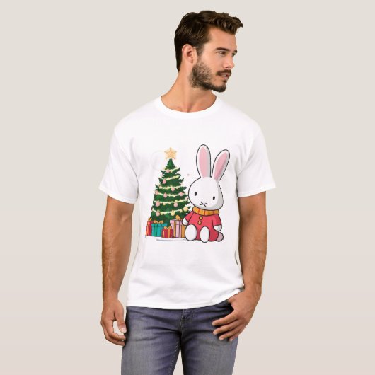 Miffy on Christmas Morning Tシャツ (正面フル)