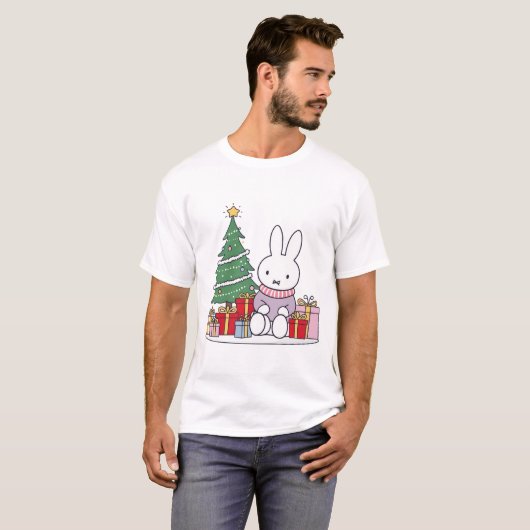 Miffy on Christmas Morning Tシャツ (正面フル)