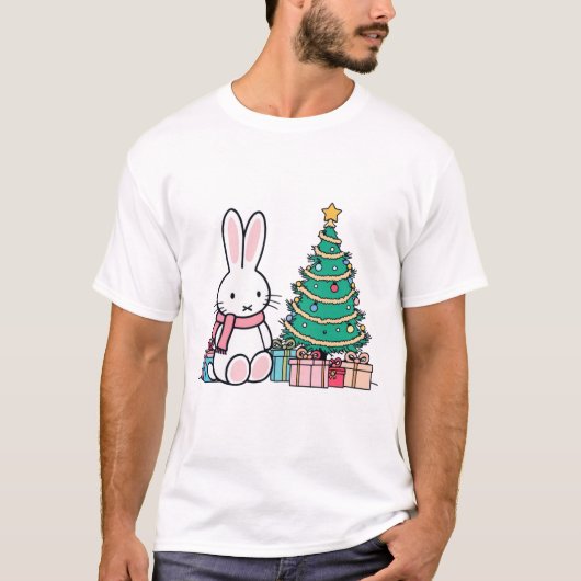 Miffy on Christmas Morning Tシャツ (正面)