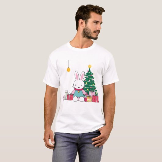 Miffy on Christmas Morning  Tシャツ (正面フル)