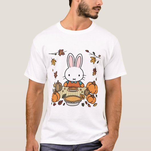 Miffy on Thanksgiving Tシャツ (正面)