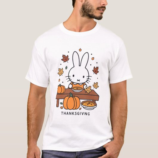 Miffy on Thanksgiving Tシャツ (正面)
