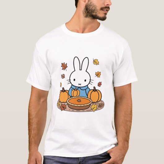 Miffy on Thanksgiving Tシャツ (正面)