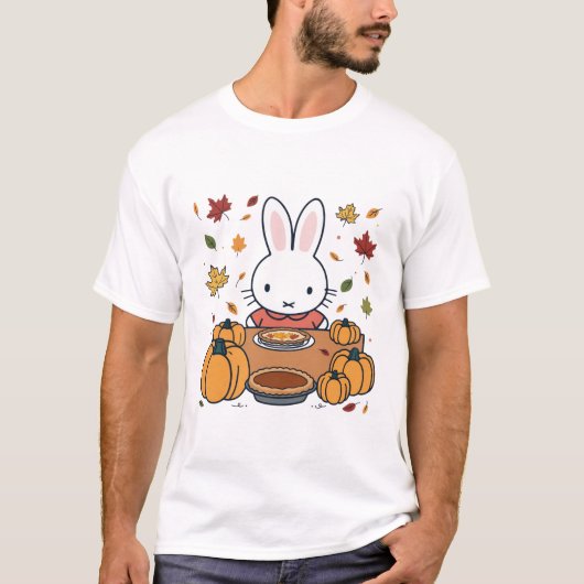 Miffy on Thanksgiving  Tシャツ (正面)