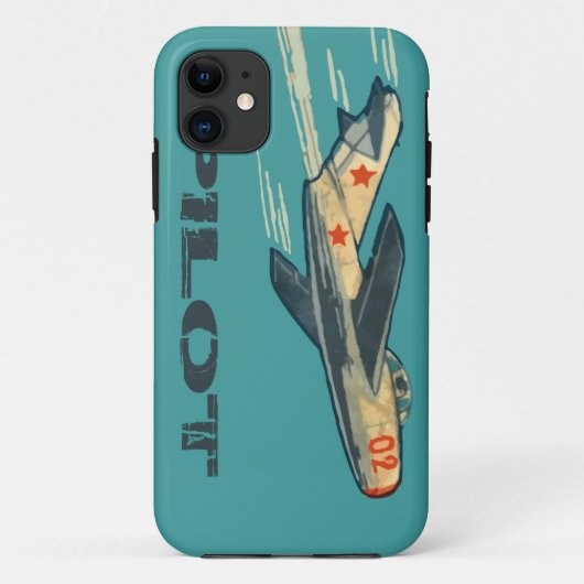 Mig 15のロシア人のジェット戦闘機 Case-Mate iPhoneケース (裏面)