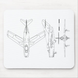 Mig-15 マウスパッド