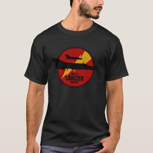 MIG 21ランサー1 Tシャツ (正面)