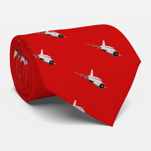 Mig 21赤い空軍タイ ネクタイ (ロール)