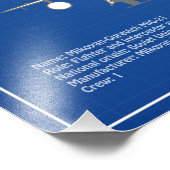 MiG-21 bis – 飛行機の設計図プランABD フォトプリント (角)