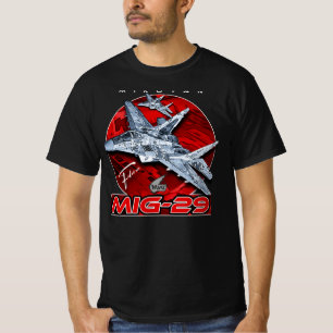 MIG-29ソ連の航空優越戦闘機 Tシャツ